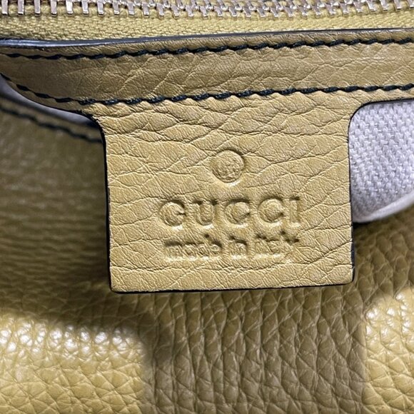 Gucci Green/Yellow Leather Emily Hobo Bag (JB1210) - Picture 13 of 14
